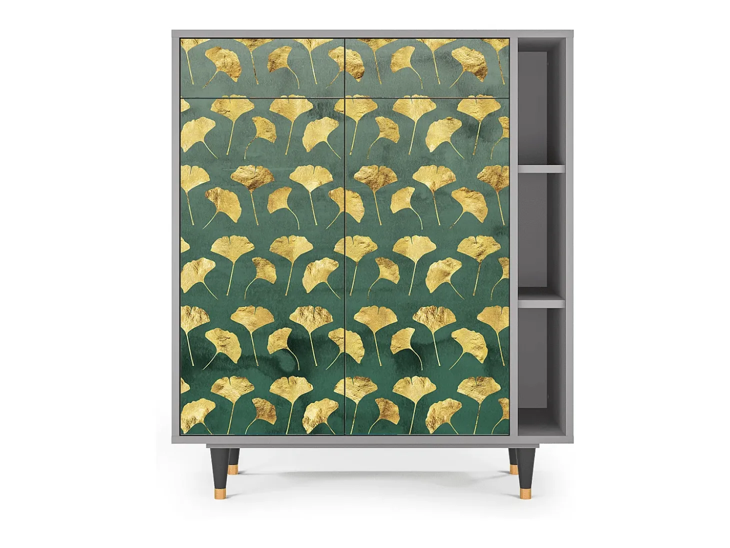 Aparador - 96х110х41 cm - BS6 - Gingko leaves, Gris