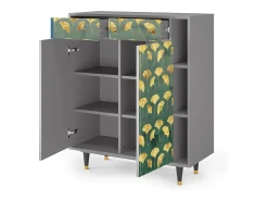 Aparador - 96х110х41 cm - BS6 - Gingko leaves, Gris