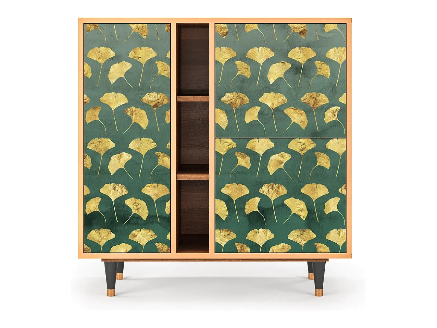 Aparador - 94х96х41 cm - BS5 - Gingko leaves, Nogal