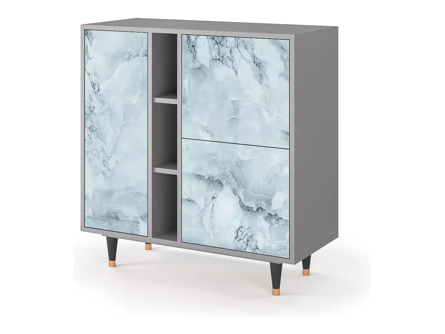 Aparador - 94х96х41 cm - BS5 - Glacial Colour, Gris