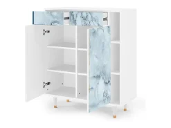 Aparador - 96х110х41 cm - BS6 - Glacial Colour, Blanco