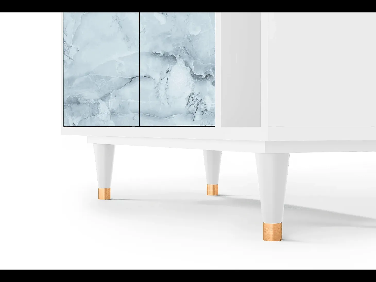 Aparador - 96х110х41 cm - BS6 - Glacial Colour, Blanco