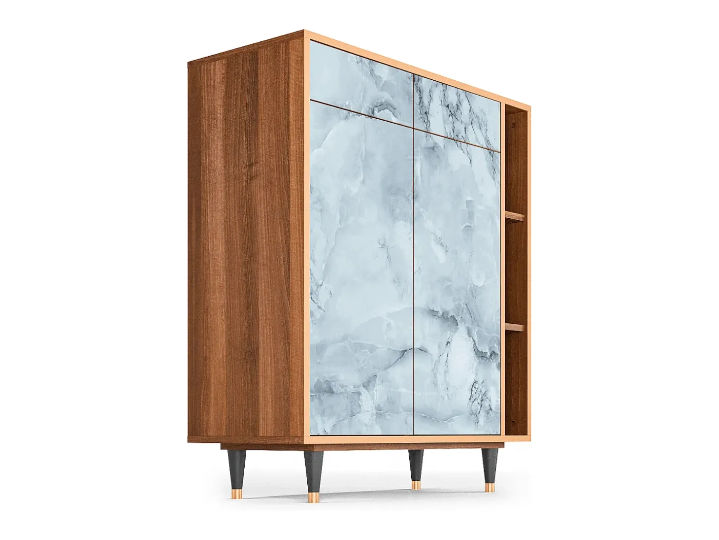 Aparador - 96х110х41 cm - BS6 - Glacial Colour, Nogal