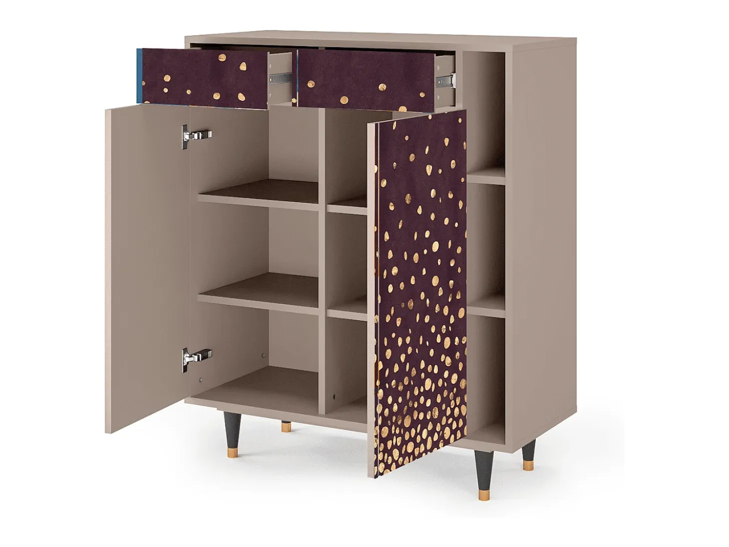 Aparador - 96х110х41 cm - BS6 - Glowworms, Latte