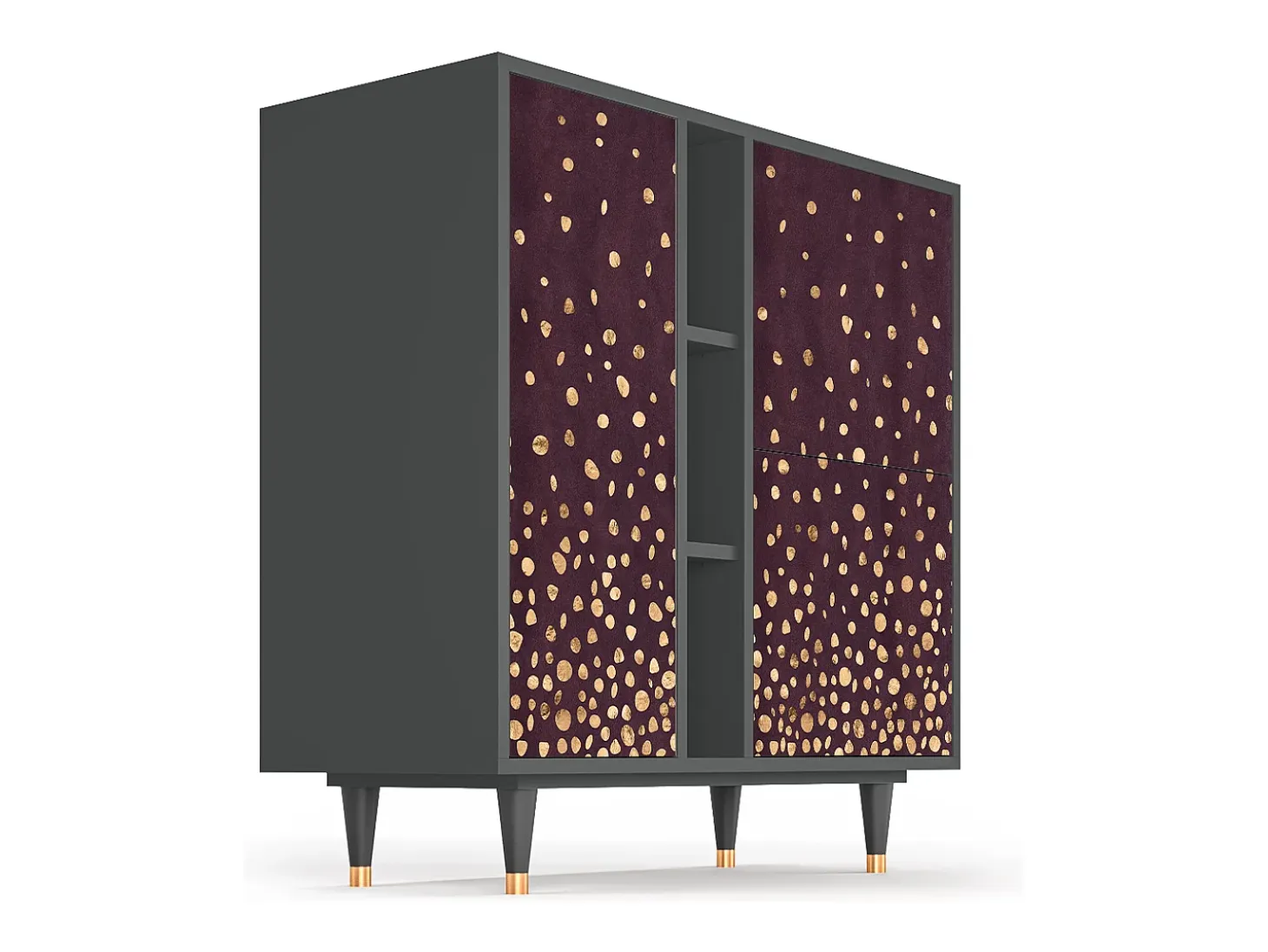 Aparador - 94х96х41 cm - BS5 - Glowworms, Antracita