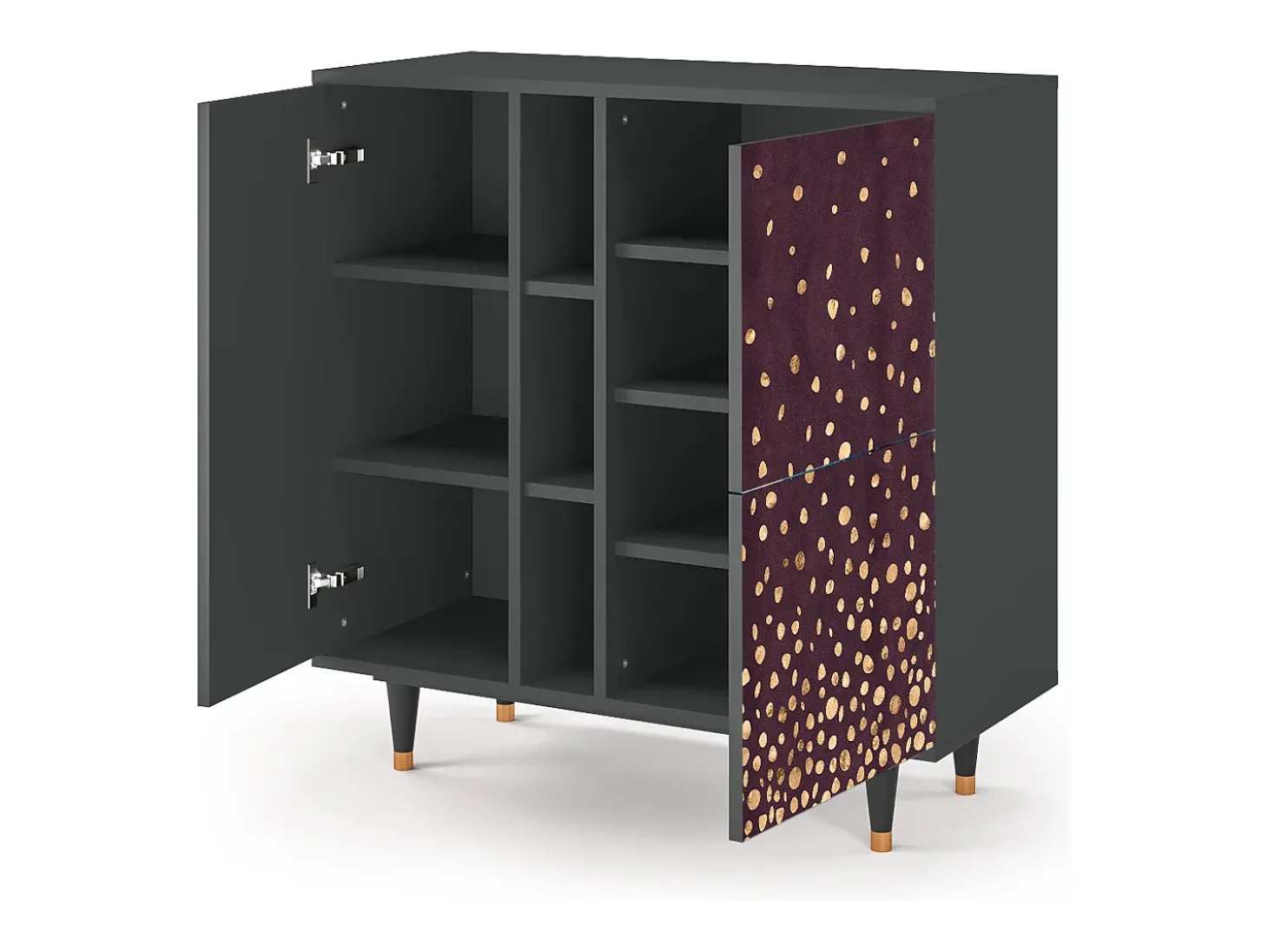 Aparador - 94х96х41 cm - BS5 - Glowworms, Antracita
