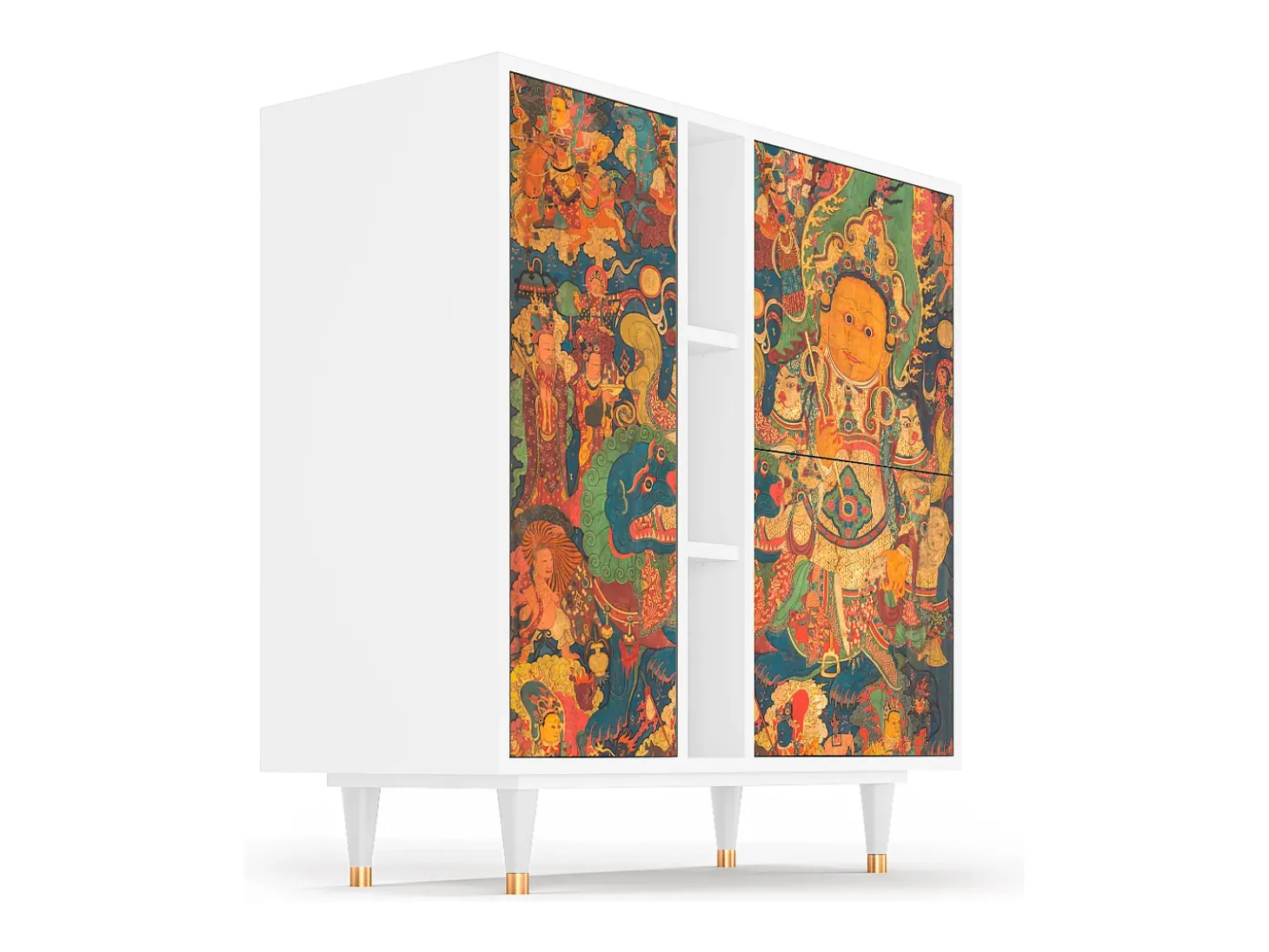 Aparador - 94х96х41 cm - BS5 - God by Vaisravana , Blanco