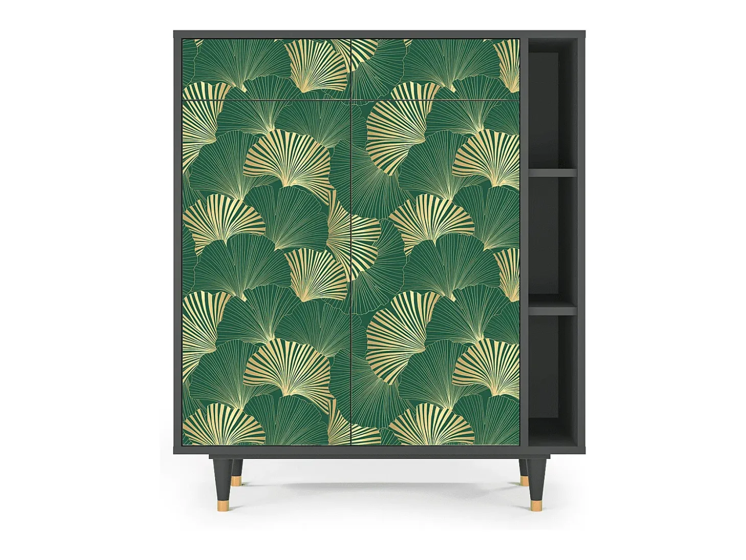 Aparador - 96х110х41 cm - BS6 - Gold Ginkgo, Antracita