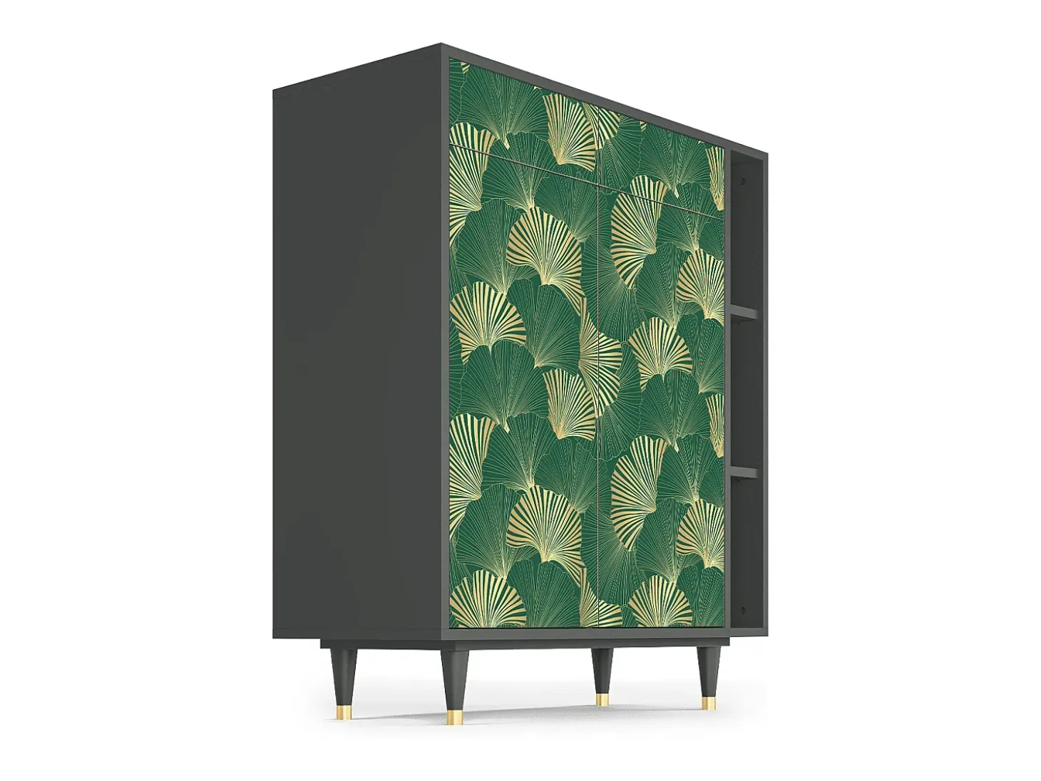Aparador - 96х110х41 cm - BS6 - Gold Ginkgo, Antracita