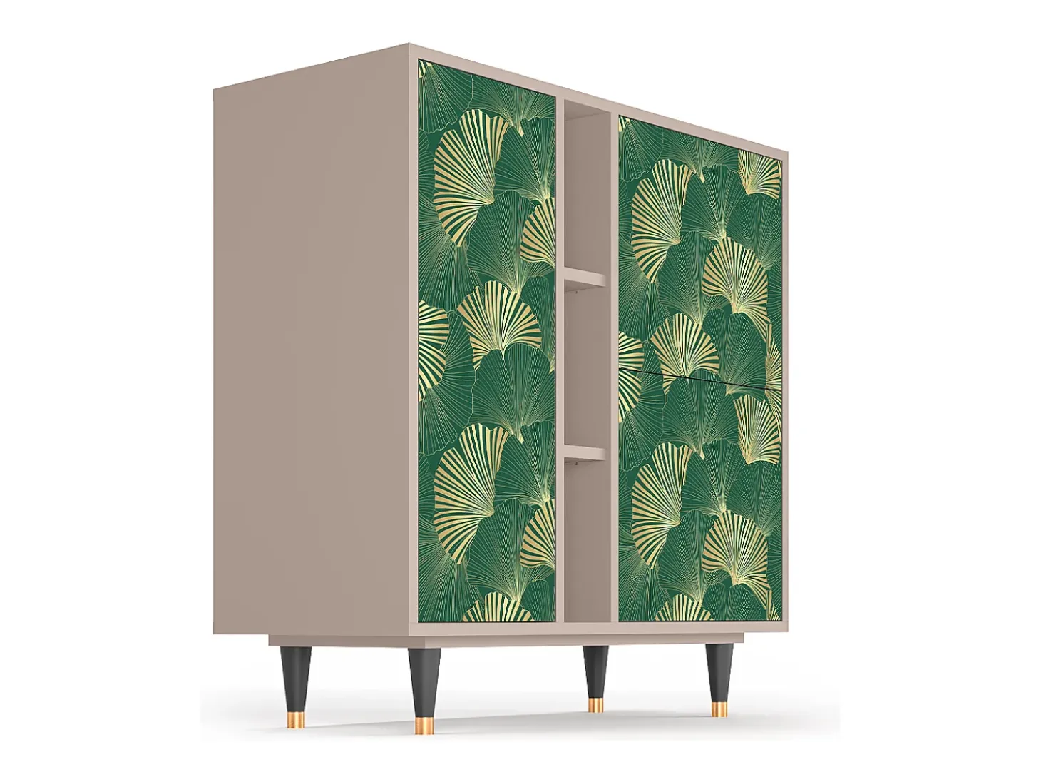 Aparador - 94х96х41 cm - BS5 - Gold Ginkgo, Latte