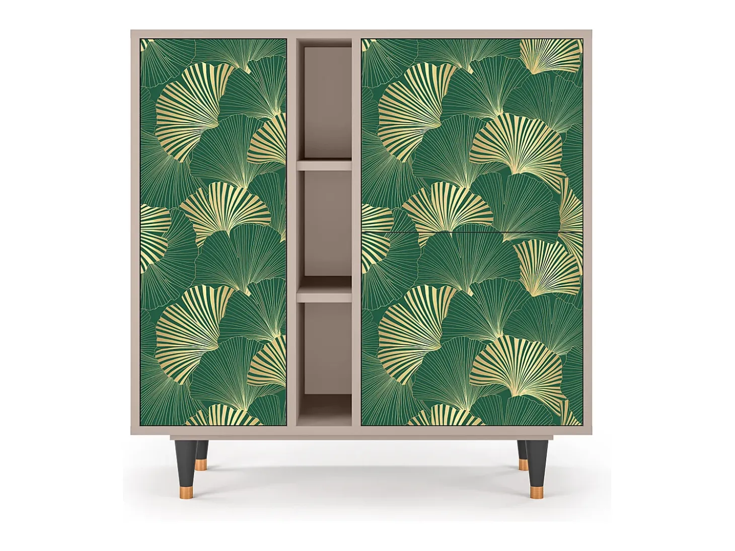 Aparador - 94х96х41 cm - BS5 - Gold Ginkgo, Latte