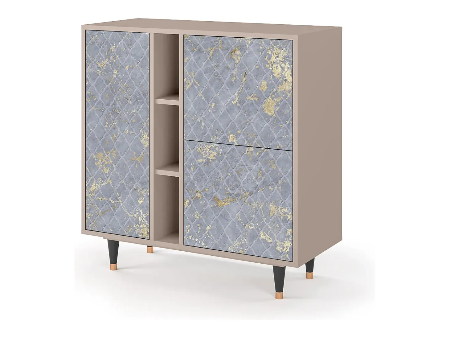 Aparador - 94х96х41 cm - BS5 - Golden Smoke, Latte