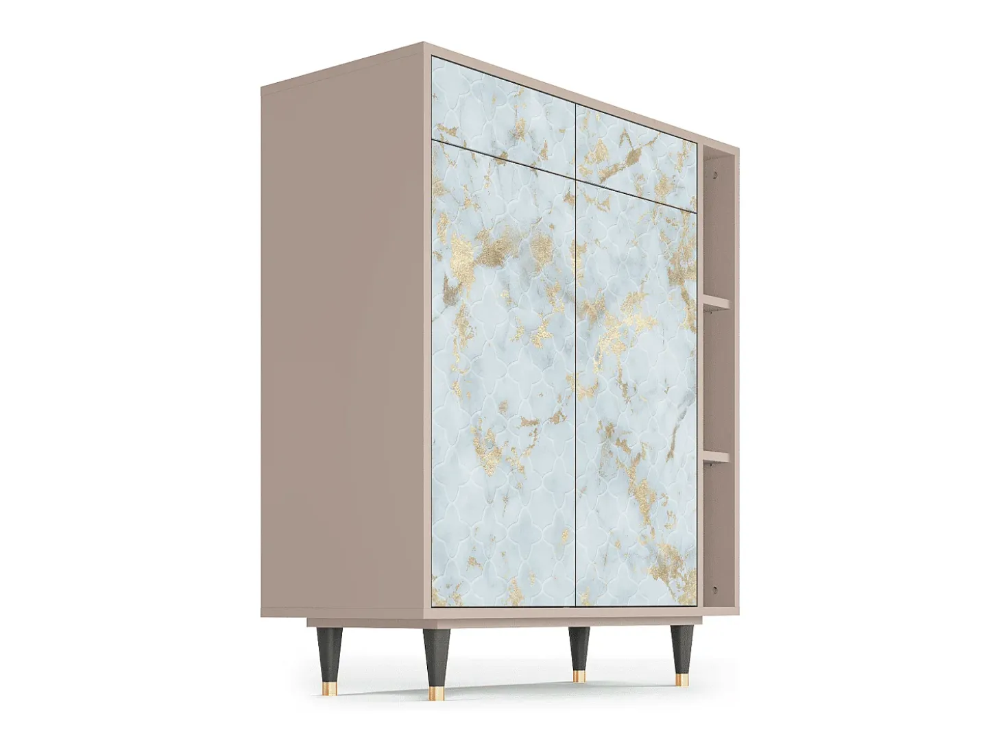 Aparador - 96х110х41 cm - BS6 - Golden Waves, Latte