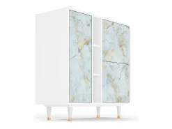 Aparador - 94х96х41 cm - BS5 - Golden Waves, Blanco