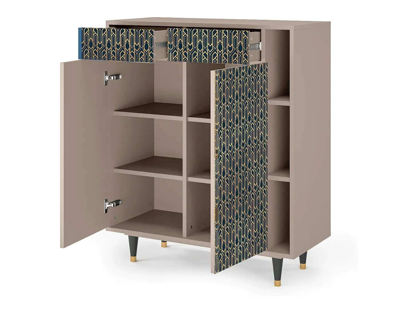 Aparador - 96х110х41 cm - BS6 - Golden Empire, Latte
