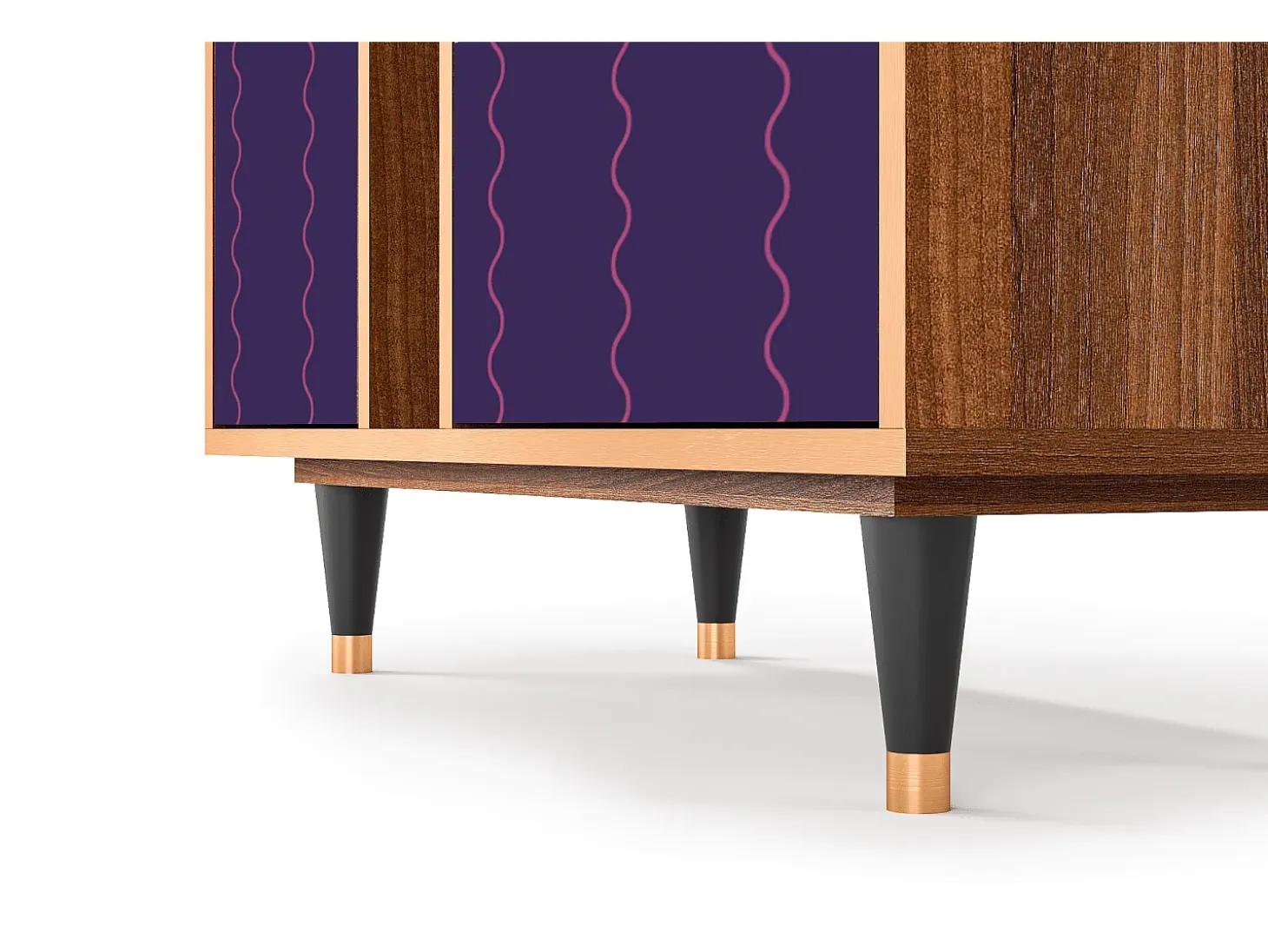Aparador - 94х96х41 cm - BS5 - Grape Maccaroni, Nogal