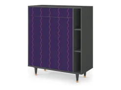 Aparador - 96х110х41 cm - BS6 - Grape Maccaroni, Antracita