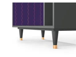 Aparador - 96х110х41 cm - BS6 - Grape Maccaroni, Antracita