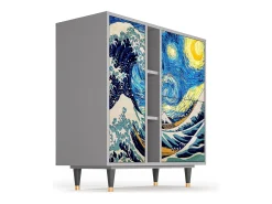 Aparador - 94х96х41 cm - BS5 - Great Wave, Gris