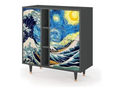 Aparador - 94х96х41 cm - BS5 - Great Wave, Antracita