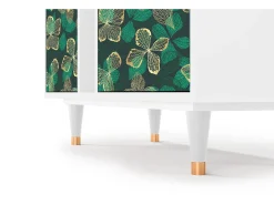 Aparador - 94х96х41 cm - BS5 - Green Flower, Blanco