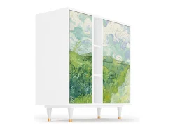 Aparador - 94х96х41 cm - BS5 - Green Wheat Fields, Blanco