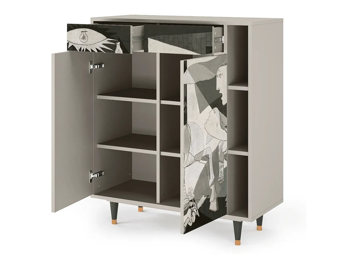 Aparador - 96х110х41 cm - BS6 - Guernica by Picasso, Arena
