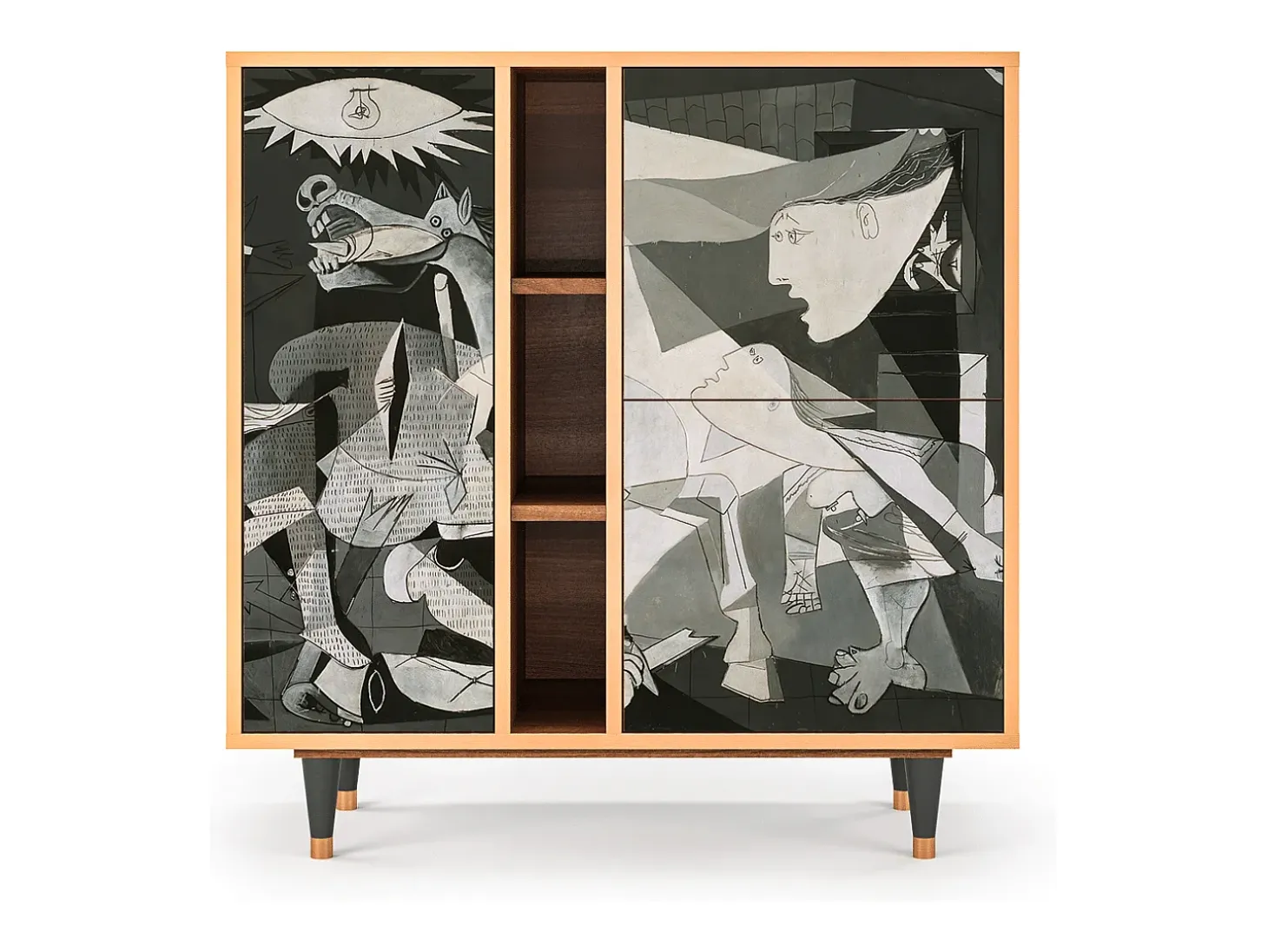 Aparador - 94х96х41 cm - BS5 - Guernica by Picasso, Nogal