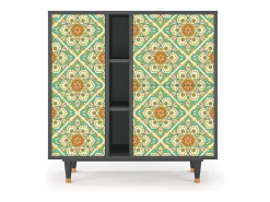 Aparador - 94х96х41 cm - BS5 - Hindu Daisy, Antracita