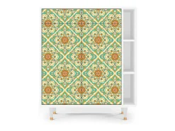Aparador - 96х110х41 cm - BS6 - Hindu Daisy, Blanco