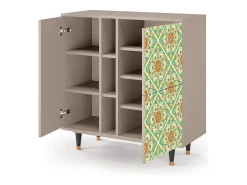 Aparador - 94х96х41 cm - BS5 - Hindu Daisy, Latte