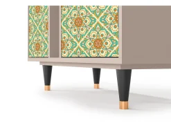 Aparador - 94х96х41 cm - BS5 - Hindu Daisy, Latte