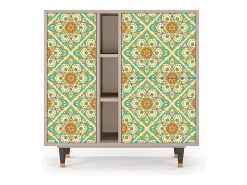 Aparador - 94х96х41 cm - BS5 - Hindu Daisy, Latte