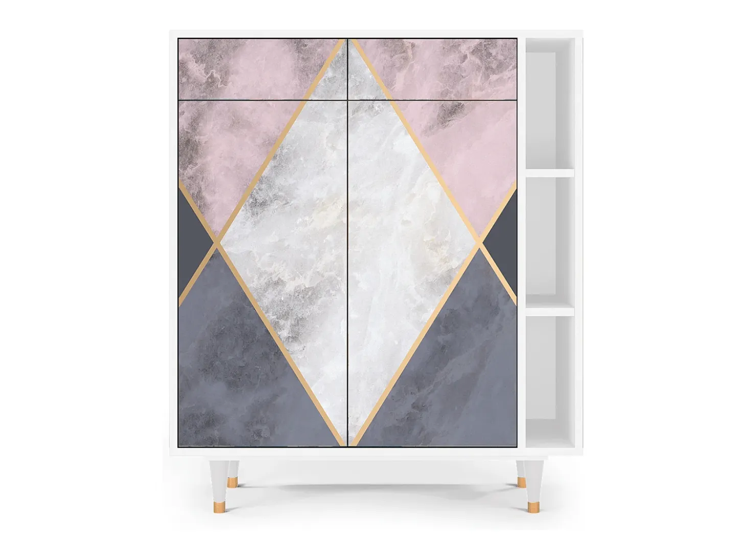 Aparador - 96х110х41 cm - BS6 - Ideal Harmony, Blanco