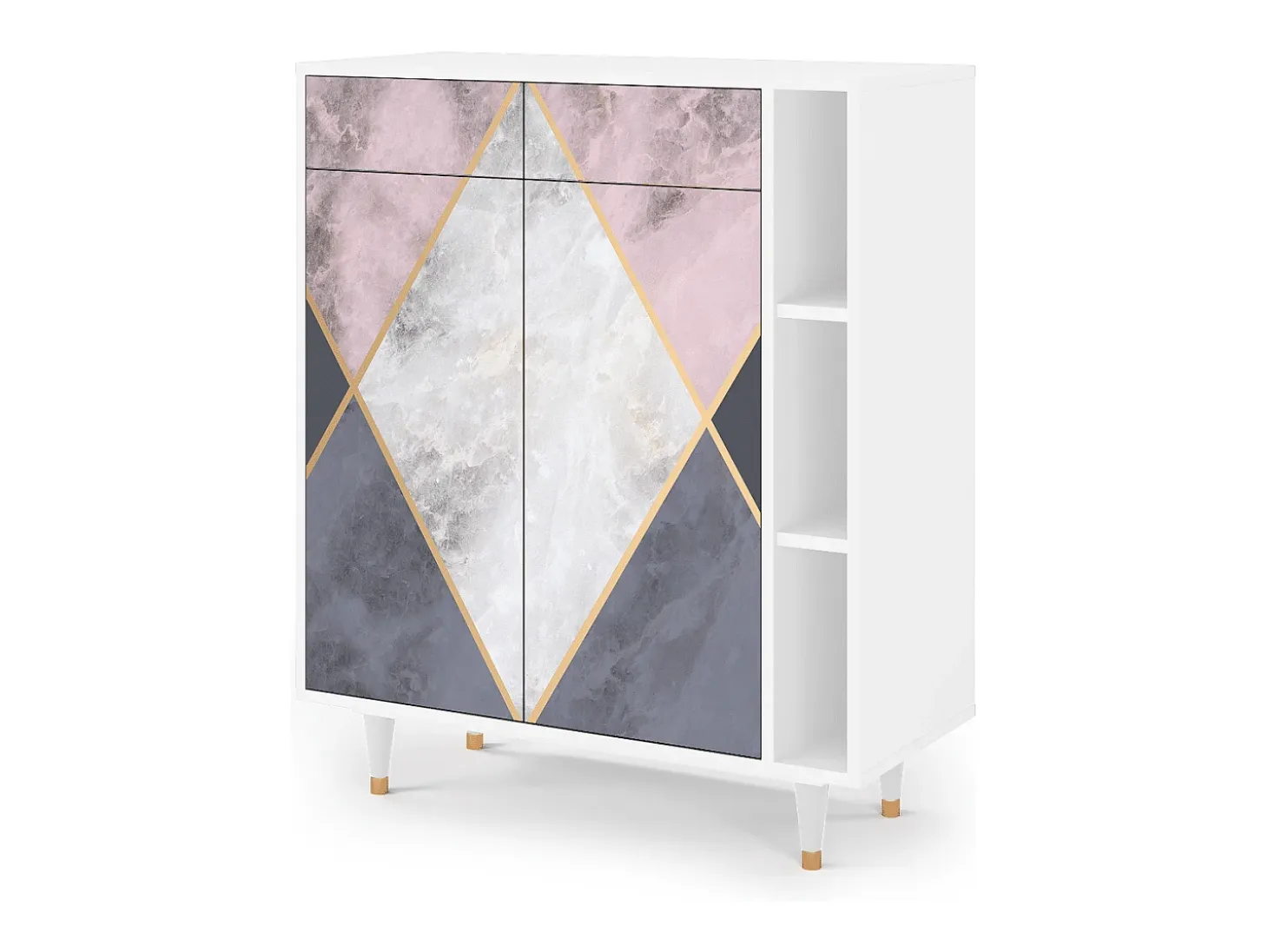 Aparador - 96х110х41 cm - BS6 - Ideal Harmony, Blanco