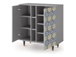 Aparador - 94х96х41 cm - BS5 - Illusory Pattern, Gris
