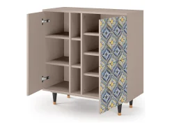 Aparador - 94х96х41 cm - BS5 - Illusory Pattern, Latte