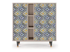 Aparador - 94х96х41 cm - BS5 - Illusory Pattern, Latte