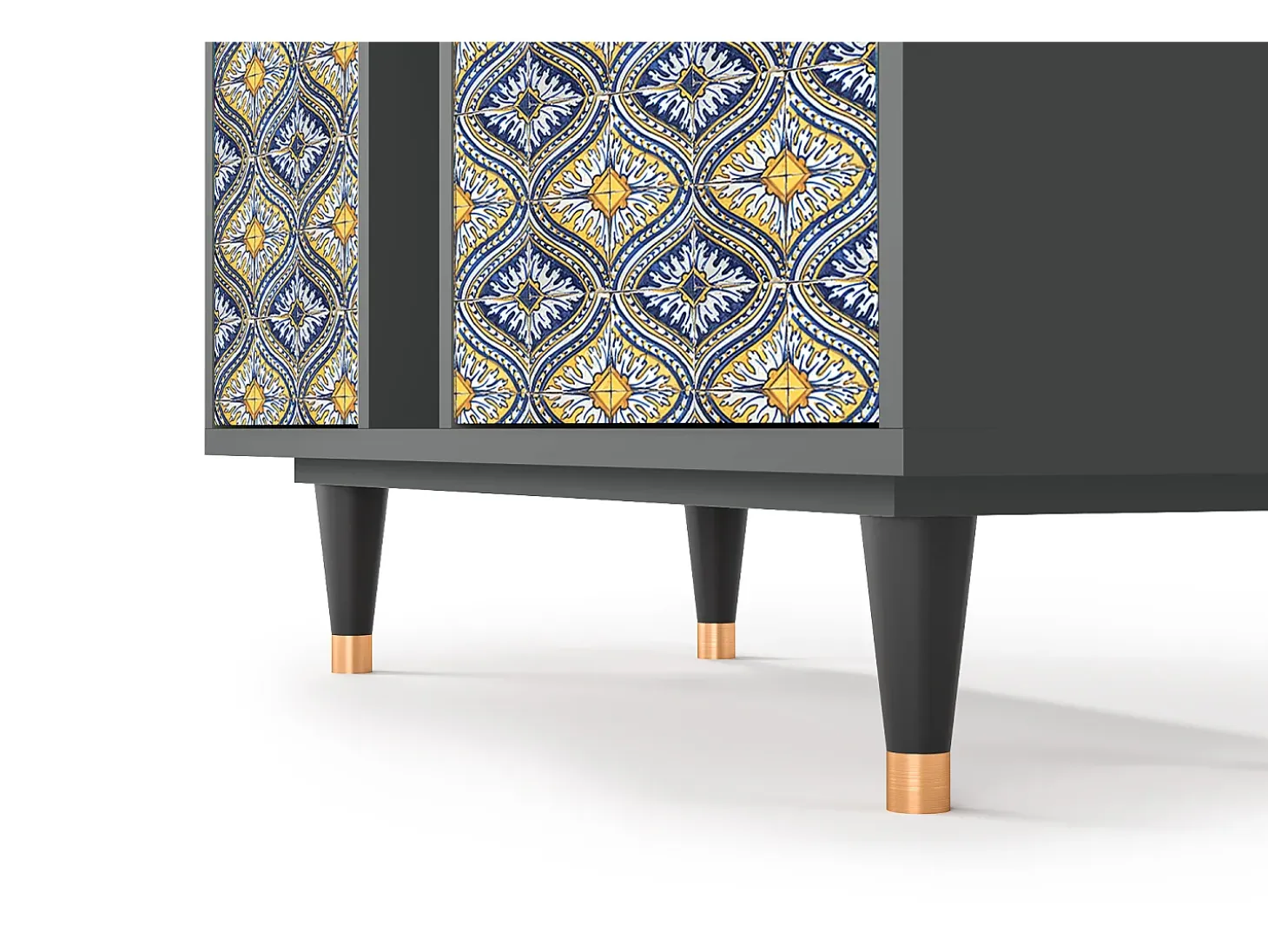 Aparador - 94х96х41 cm - BS5 - Illusory Pattern, Antracita