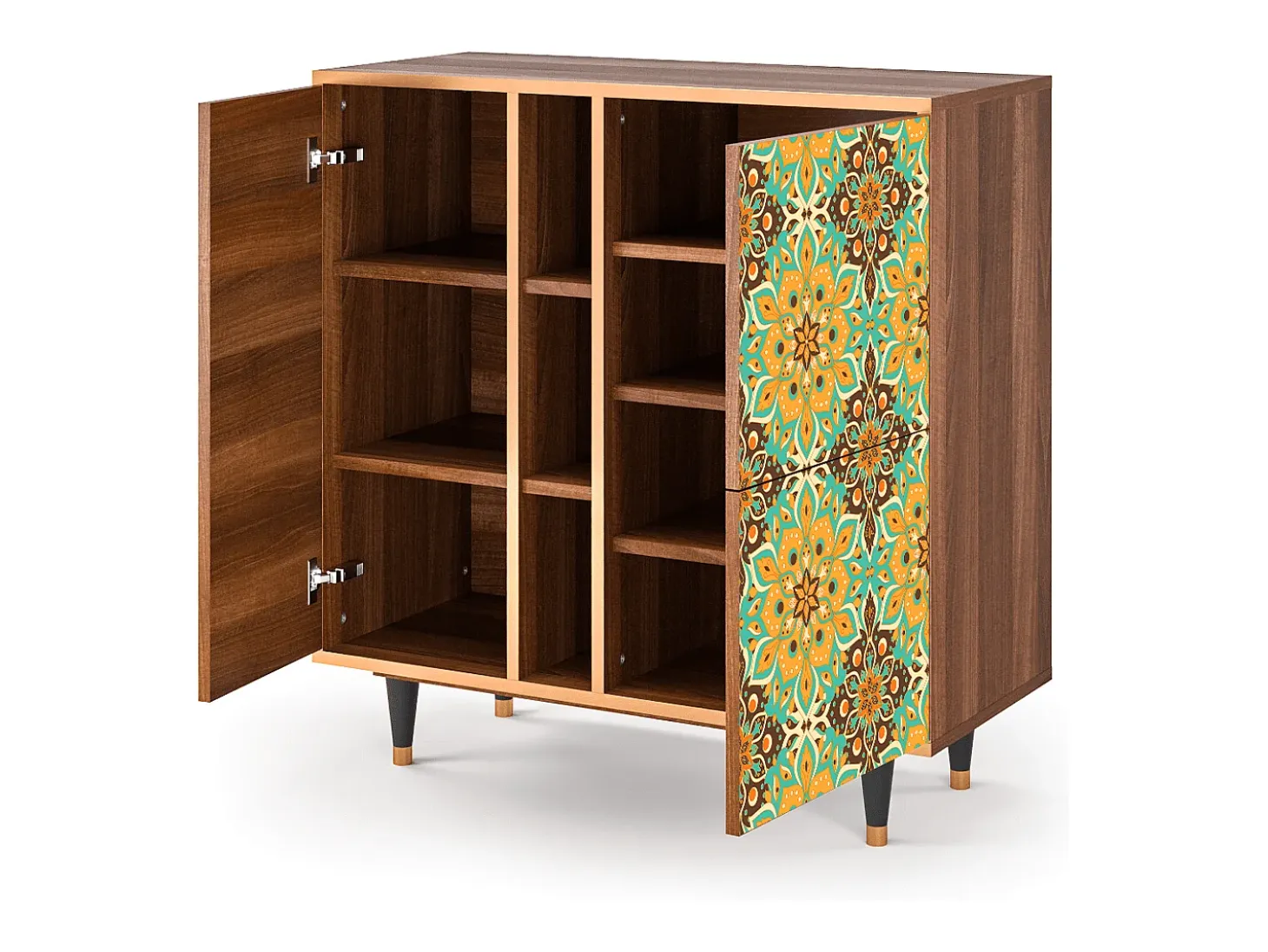 Aparador - 94х96х41 cm - BS5 - Indian Spices, Nogal