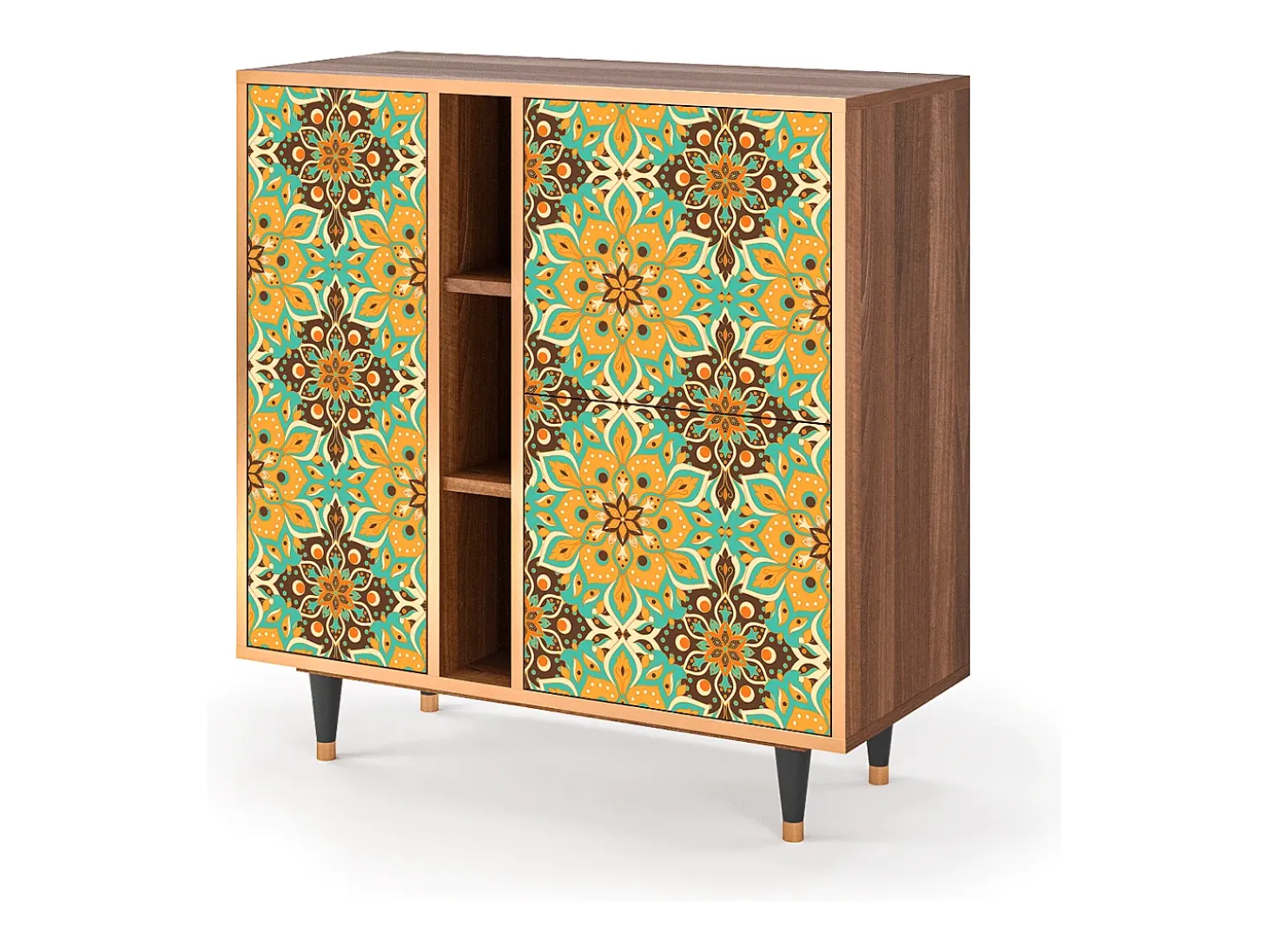 Aparador - 94х96х41 cm - BS5 - Indian Spices, Nogal