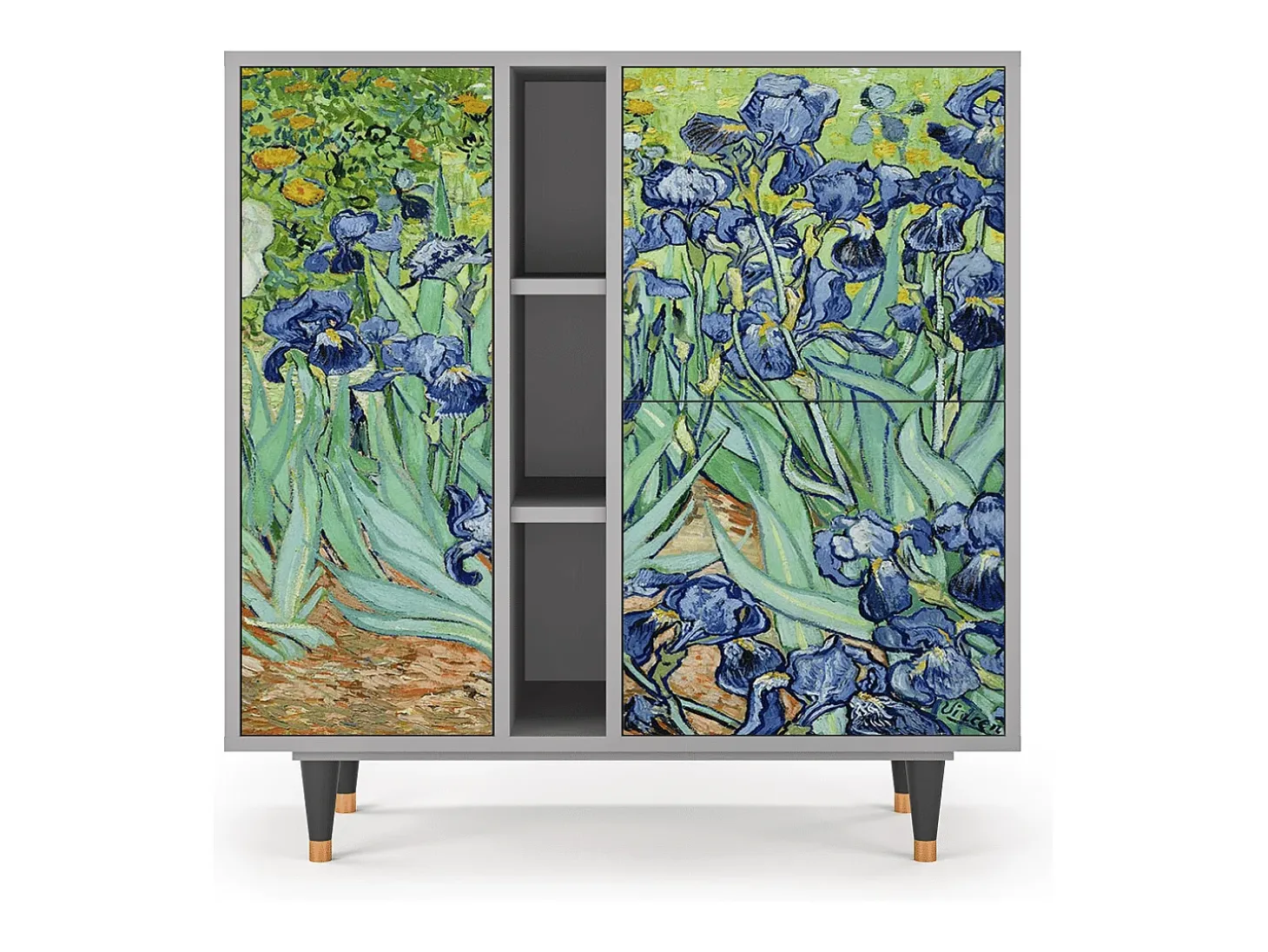 Aparador - 94х96х41 cm - BS5 - Irises , Gris