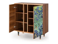 Aparador - 94х96х41 cm - BS5 - Irises , Nogal