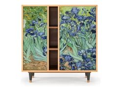 Aparador - 94х96х41 cm - BS5 - Irises , Nogal