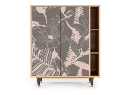 Aparador - 96х110х41 cm - BS6 - Issabelline Flower, Nogal