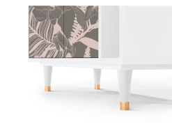Aparador - 96х110х41 cm - BS6 - Issabelline Flower, Blanco