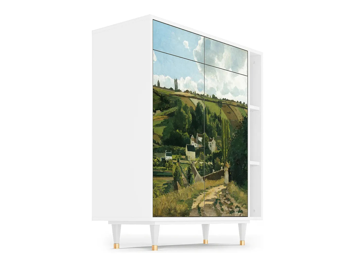 Aparador - 96х110х41 cm - BS6 - Jalais Hill by Pissarro, Blanco
