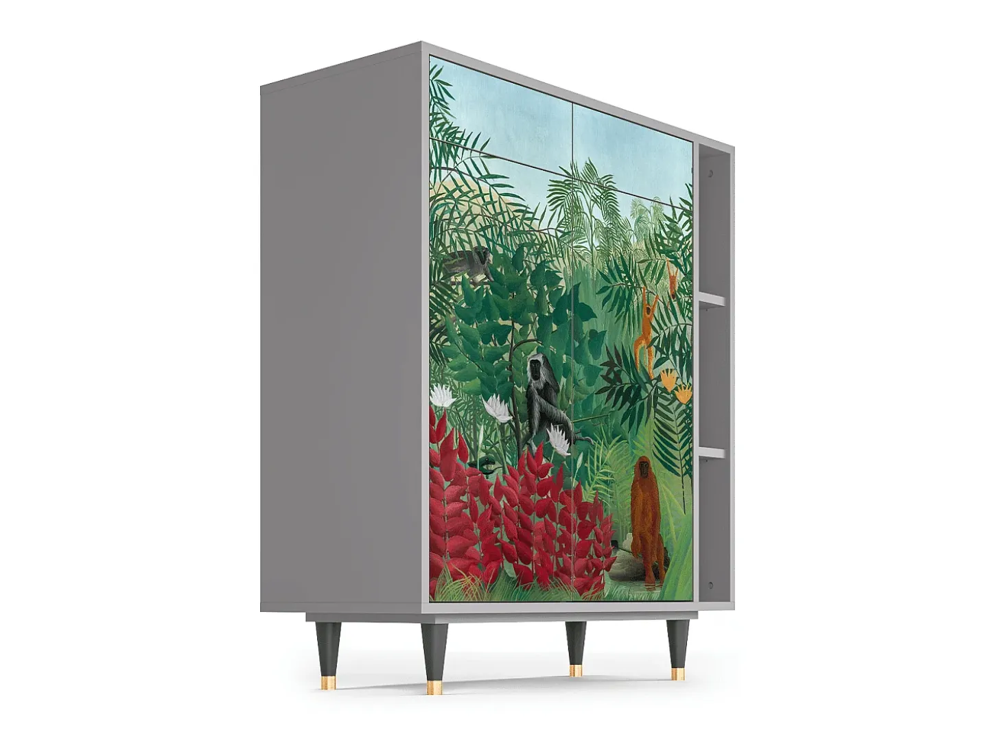 Aparador - 96х110х41 cm - BS6 - Jungles in Paris, Gris