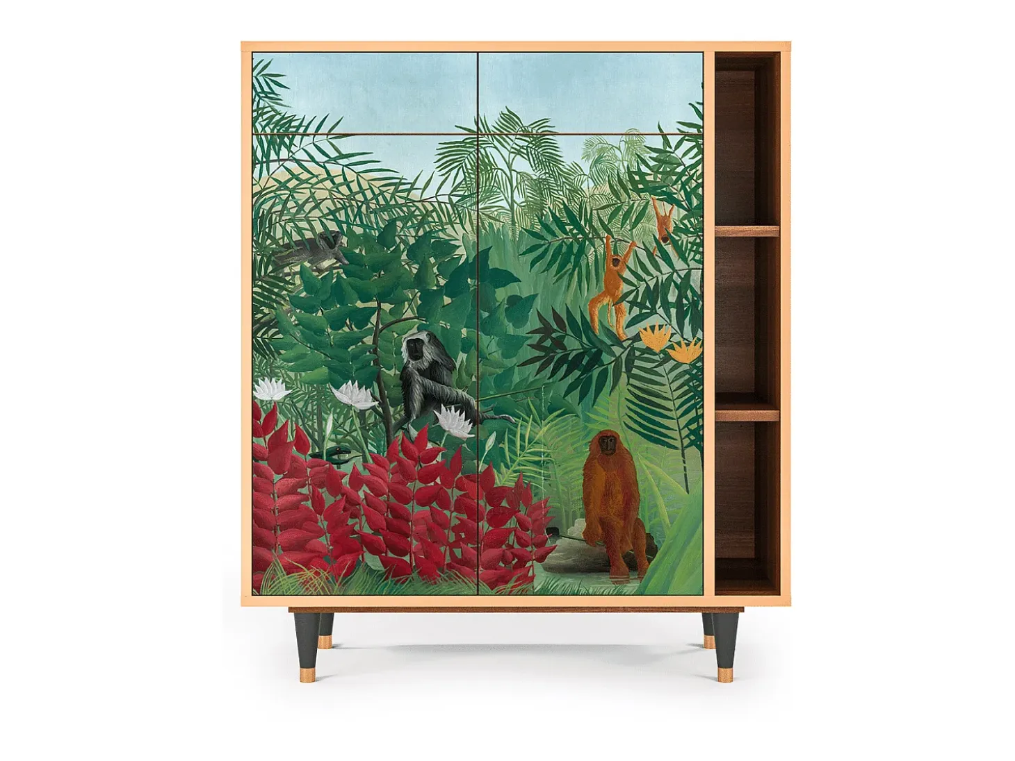 Aparador - 96х110х41 cm - BS6 - Jungles in Paris, Nogal