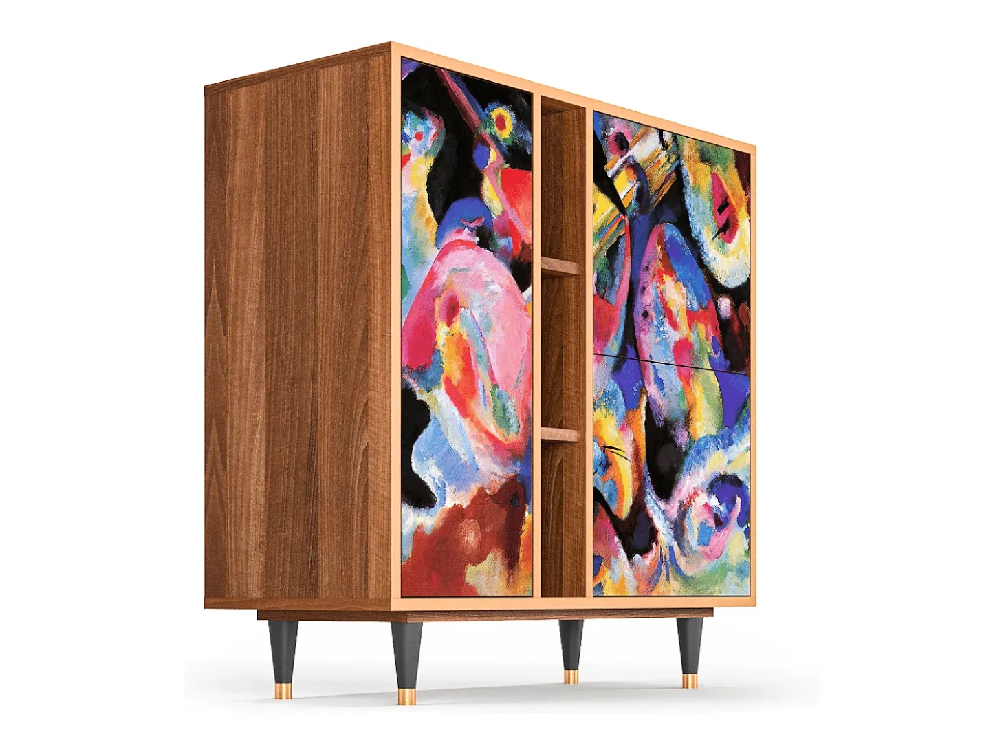 Aparador - 94х96х41 cm - BS5 - Kandinsky, Nogal